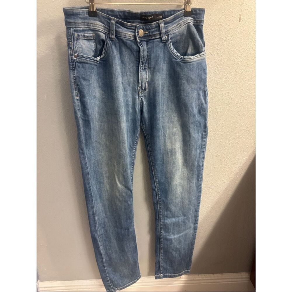 Marfinno Light blue washed denim